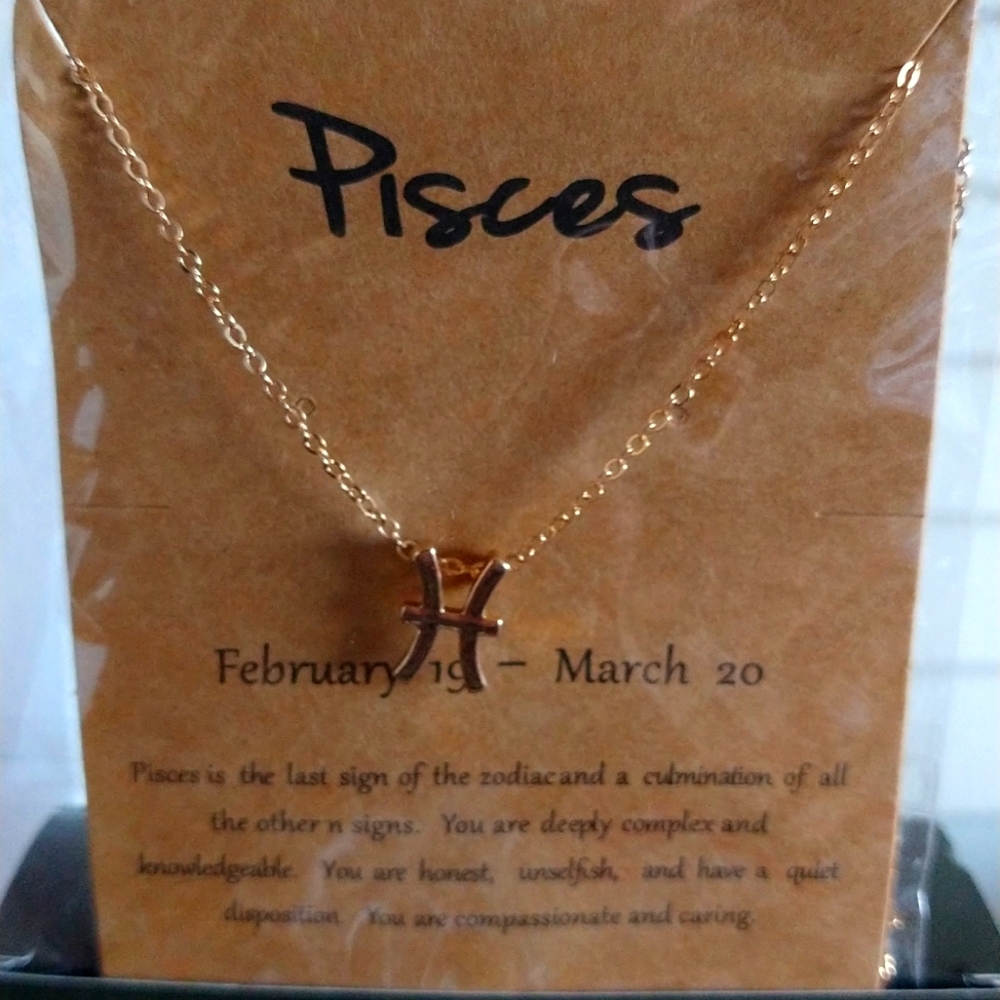 Gold Astrological Sign Necklace